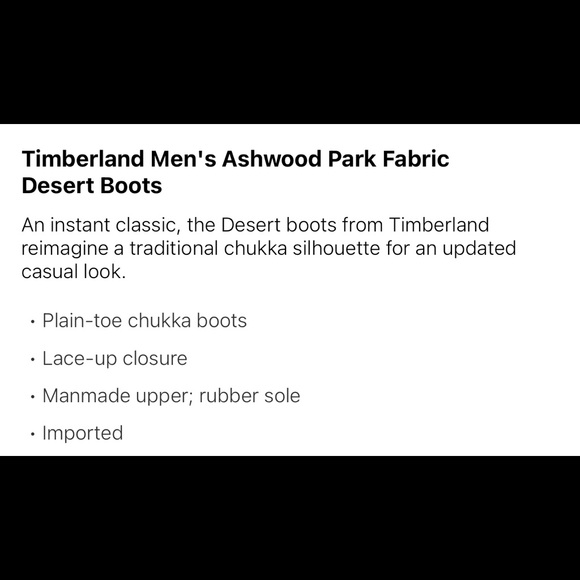 Host Pick Mens Timberland Ashwood Fabric Boots - Picture 14 of 14